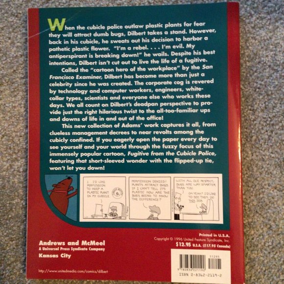 Fugitive From Cubicle Police A Dilbert Book by Scott Adams - Picture 2 of 2